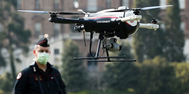 İtalya termal ''drone''larla ateş ölçümüne başladı