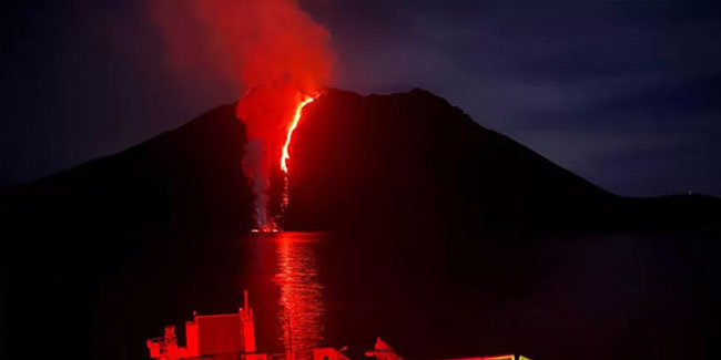 Turuncu kod: Stromboli Yanardağı'nda tehlike sürüyor