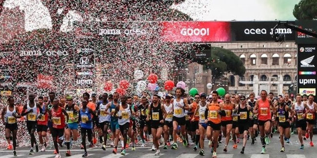 28. Uluslararası Roma Maratonu koşuldu