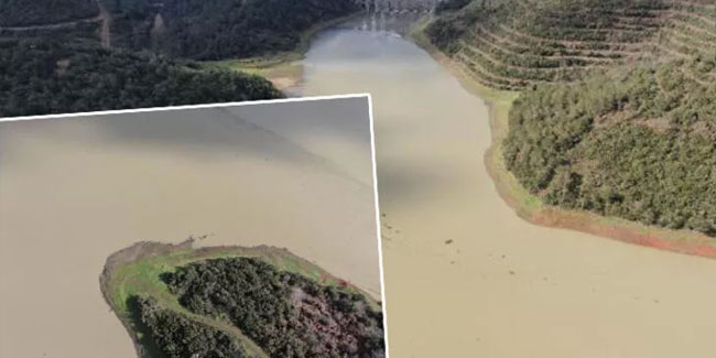 İstanbul'da barajlarda son durum... Alibeyköy Barajı'nda suyun rengi değişti