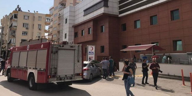 Antalya'da hastanede klima ünitesi patladı