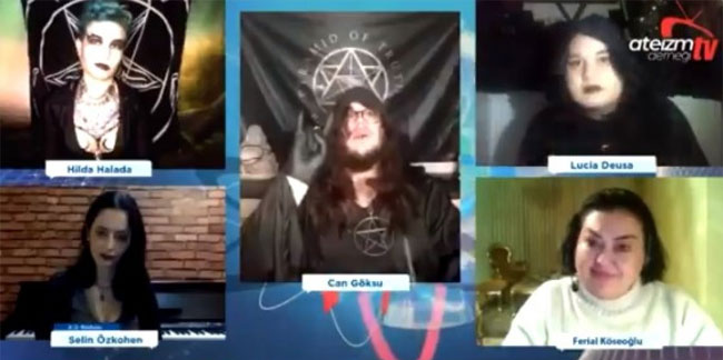 Ateizm TV'nin satanist konukları: ''Selam olsun şeytan'a''