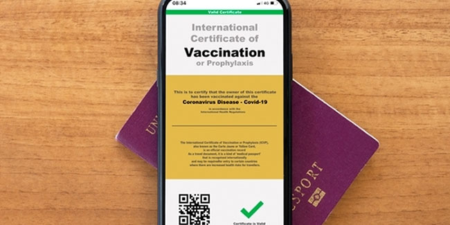 AB'nin Kovid-19 aşı sertifikası yasalaştı