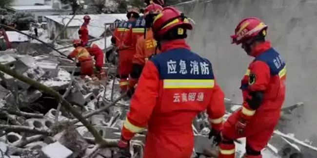 Çin'de heyelan felaketi: 47 kişi toprak altında kaldı
