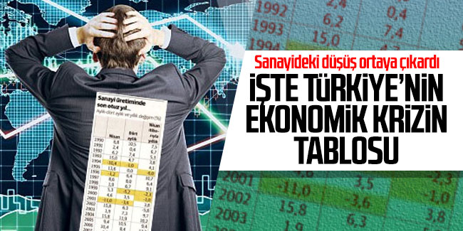 Türkiye’deki ekonomik krizin tablosunu çıkardı