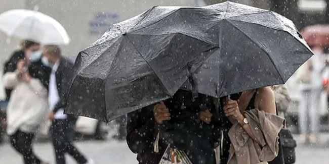 Meteoroloji'den 25 il için kuvvetli yağış uyarısı