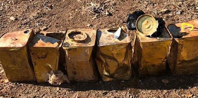 Bitlis'te 100 kg patlayıcı madde ele geçirildi