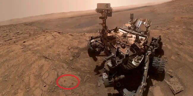 İşte Mars gezegenindeki ilk selfie
