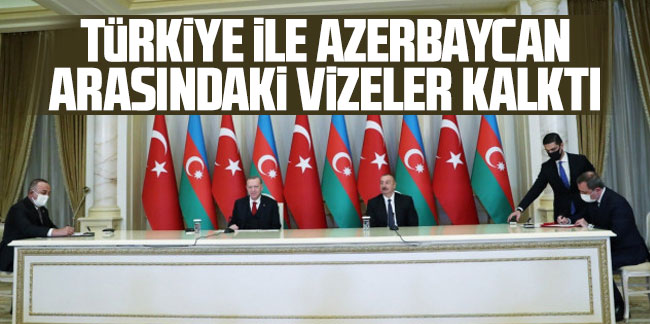 Türkiye ile Azerbaycan arasındaki vizeler kalktı!
