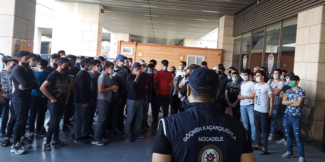 Denizli'de düzensiz 85 göçmen yakalandı
