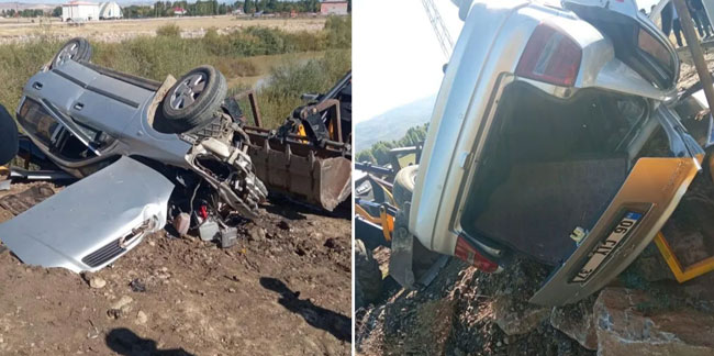 Muş’ta otomobil takla attı: 2 kişi hayatını kaybetti!