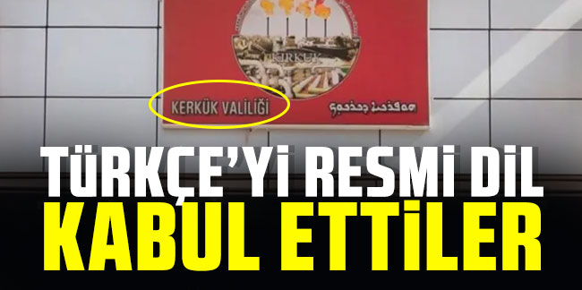 Türkçe Kerkük'te resmi dil olarak ilan edildi