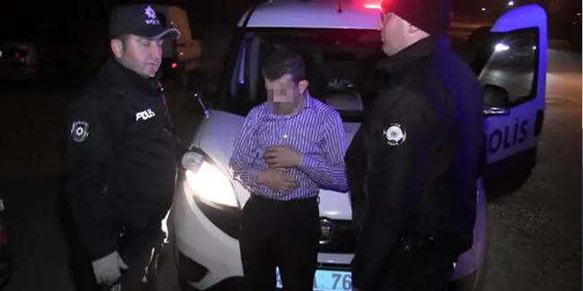 Polisten kaçan alkollü sürücü, yola kapan kurularak yakalandı