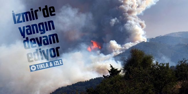 İzmir orman yangını son durum | İzmir yangın son dakika söndürüldü mü? 