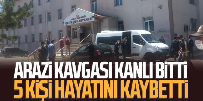 Erzurum'da arazi kavgası! 5 kişi hayatını kaybetti