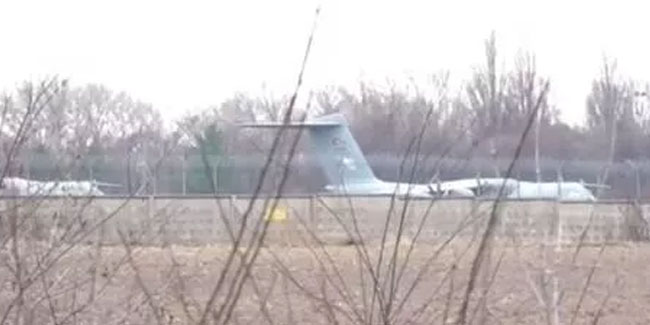 Ukrayna'daki Türk uçakları ilk kez görüntülendi