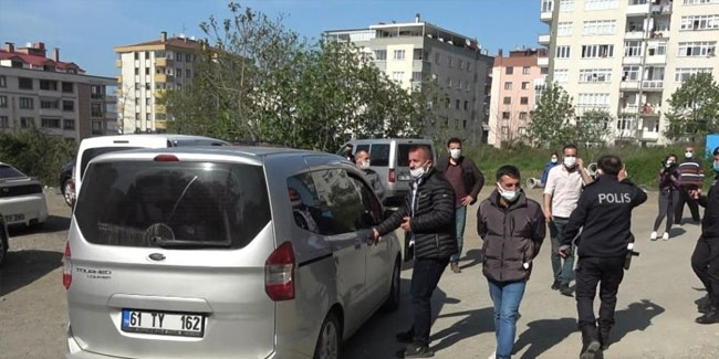 Trabzon'da 1 Mayıs eylemine polis müdahale etti: 9 gözaltı