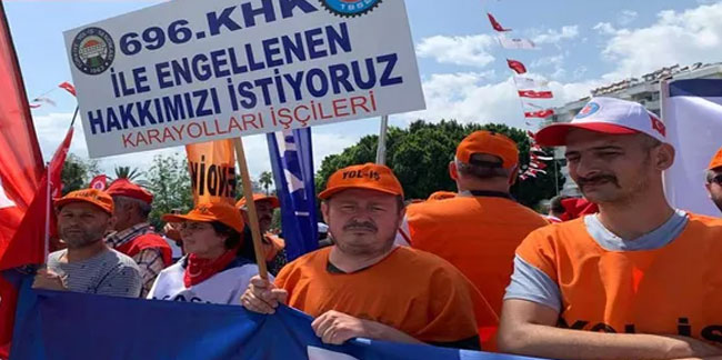 Antalya’da 1 Mayıs: Eşitlik, özgürlük, kardeşlik  