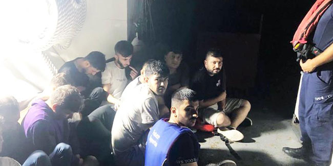Marmaris’te 13 düzensiz göçmen yakalandı
