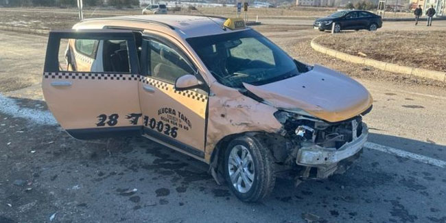 Giresun'da trafik kazası: 3 kişi yaralandı