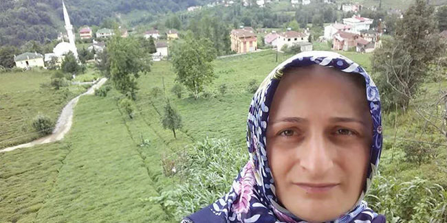 Trabzon'da teleferiğin çarptığı kadın öldü