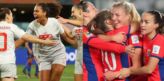 Kadınlar Dünya Kupası’nda İsviçre ve Norveç gruptan çıktı! Çeyrek final...