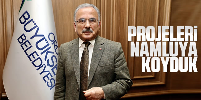 Başkan Güler: 'Projeleri namluya koyduk'