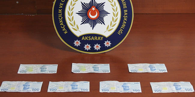 Aksaray’da sahte para operasyonu: 5 tutuklama