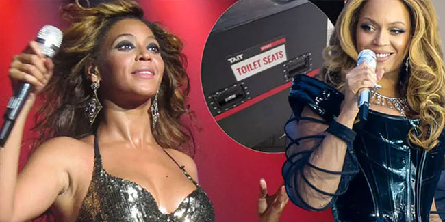 Beyonce klozetini yanında taşıyor!