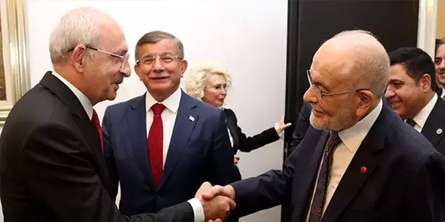 CHP lideri, Karamollaoğlu ve Davutoğlu ile görüştü