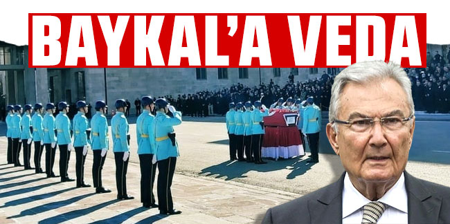Eski CHP Genel Başkanı Deniz Baykal'a veda