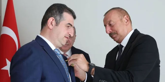 Aliyev'den Haluk Bayraktar'a Karabağ Nişanı