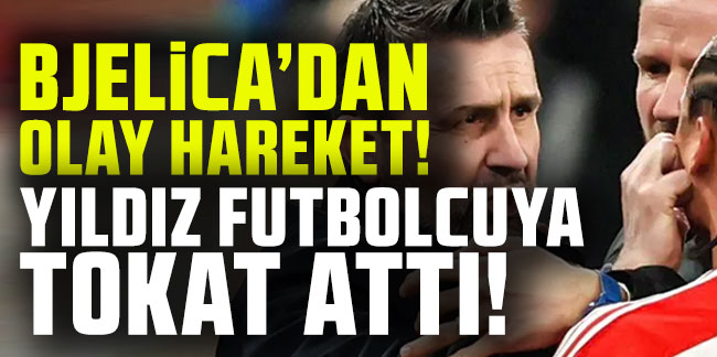 Trabzonspor'un eski hocasından olay hareket! Yıldız futbolcuya tokat attı