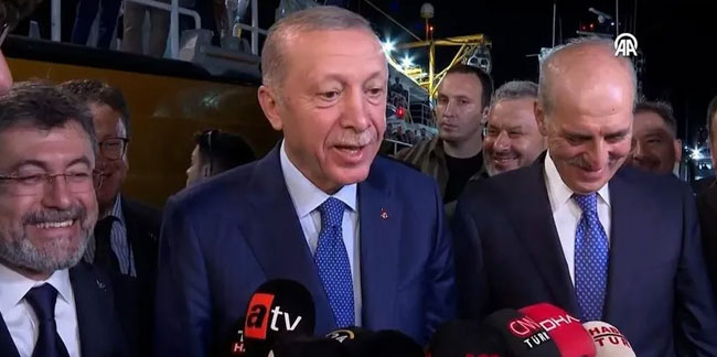 Erdoğan'ın muhabirlere yanıtı olay oldu: ''Bir şey söyleyeceğim, kızacaksın''