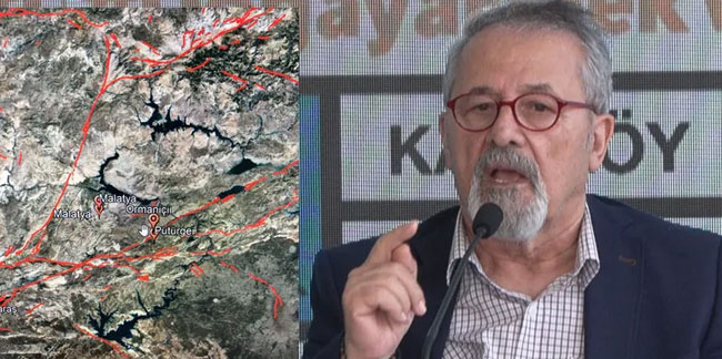 Prof. Dr. Naci Görür'den Malatya'daki depremi açıklaması