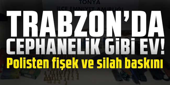 Trabzon'da cephanelik gibi ev!