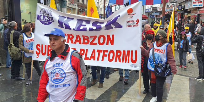 Trabzon'da 1 Mayıs İşçi Bayramı
