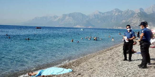 Antalya'da, yaşlı adamın denizde cesedi bulundu