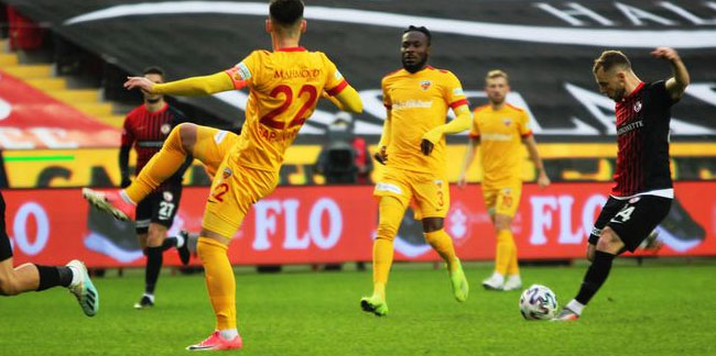 ÖZET | Gaziantep FK - Kayserispor maç sonucu: 2-1