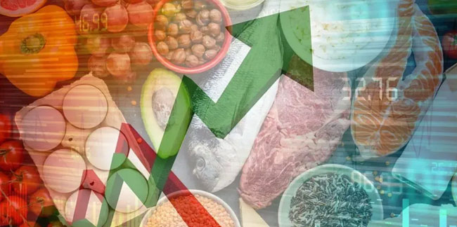 OECD ülkelerinin yıllık gıda enflasyonu Türkiye'nin gıda enflasyonundan düşük