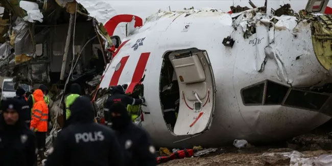 Uçak kazası soruşturmasında kaptan pilota ev hapsi şartıyla tahliye