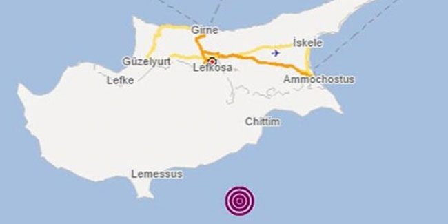 Akdeniz'de 3.7 büyüklüğünde deprem!