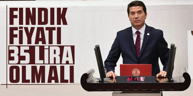 CHP Trabzon Milletvekili Ahmet Kaya: Fındık fiyatı 35 lira olmalı