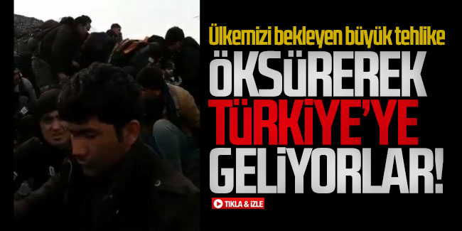Sinan Oğan paylaştı: Öksüren mülteciler Türkiye'ye geçiyor 