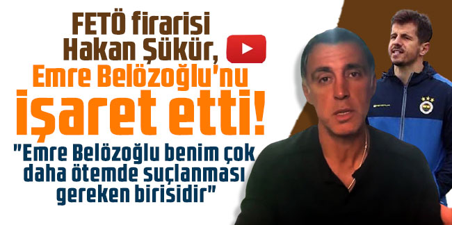 Hakan Şükür: "Emre Belözoğlu benim çok daha ötemde suçlanması gereken birisidir"