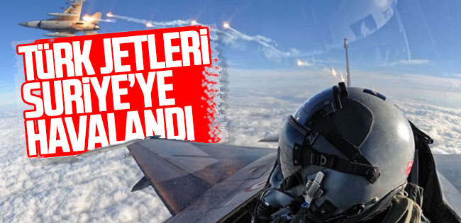 Türk F-16'lar Suriye'ye havalandı