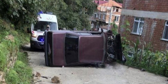 Giresun'da kardeşi trafik kazası ayırdı! 1 ölü, 1 yaralı!