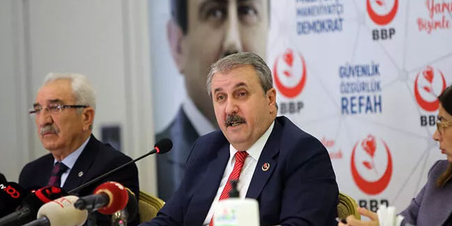 BBP lideri Destici: HDP ile ilişki, PKK ile ilişki demektir