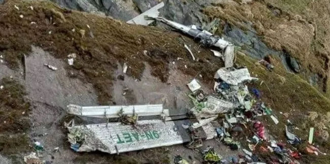 Nepal'de kaybolan uçağın enkazı bulundu: 16 kişinin cansız bedenine ulaşıldı