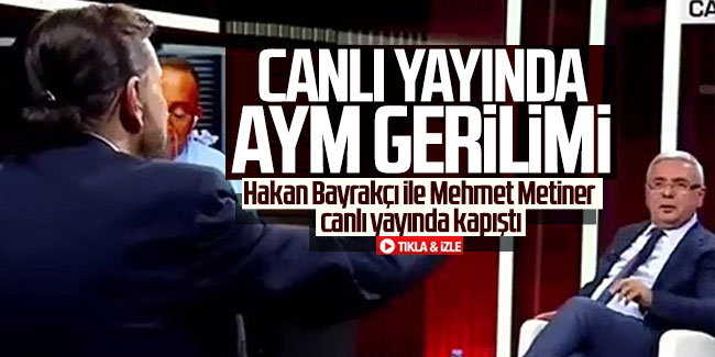 Hakan Bayrakçı ile Mehmet Metiner canlı yayında kapıştı